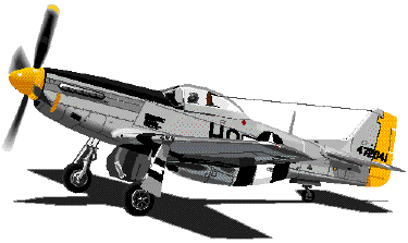 Drawing of a P-51DMustang